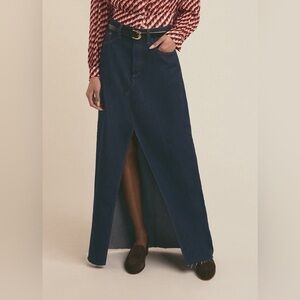Favorite Daughter Skirt Sunny Denim Maxi Skirt